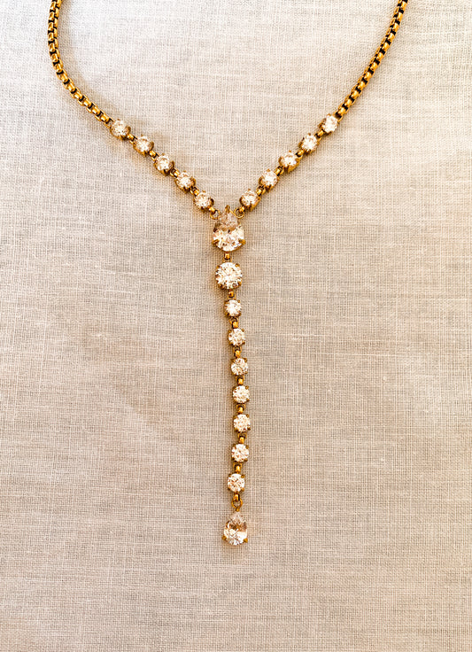 Dew - Y shape necklace